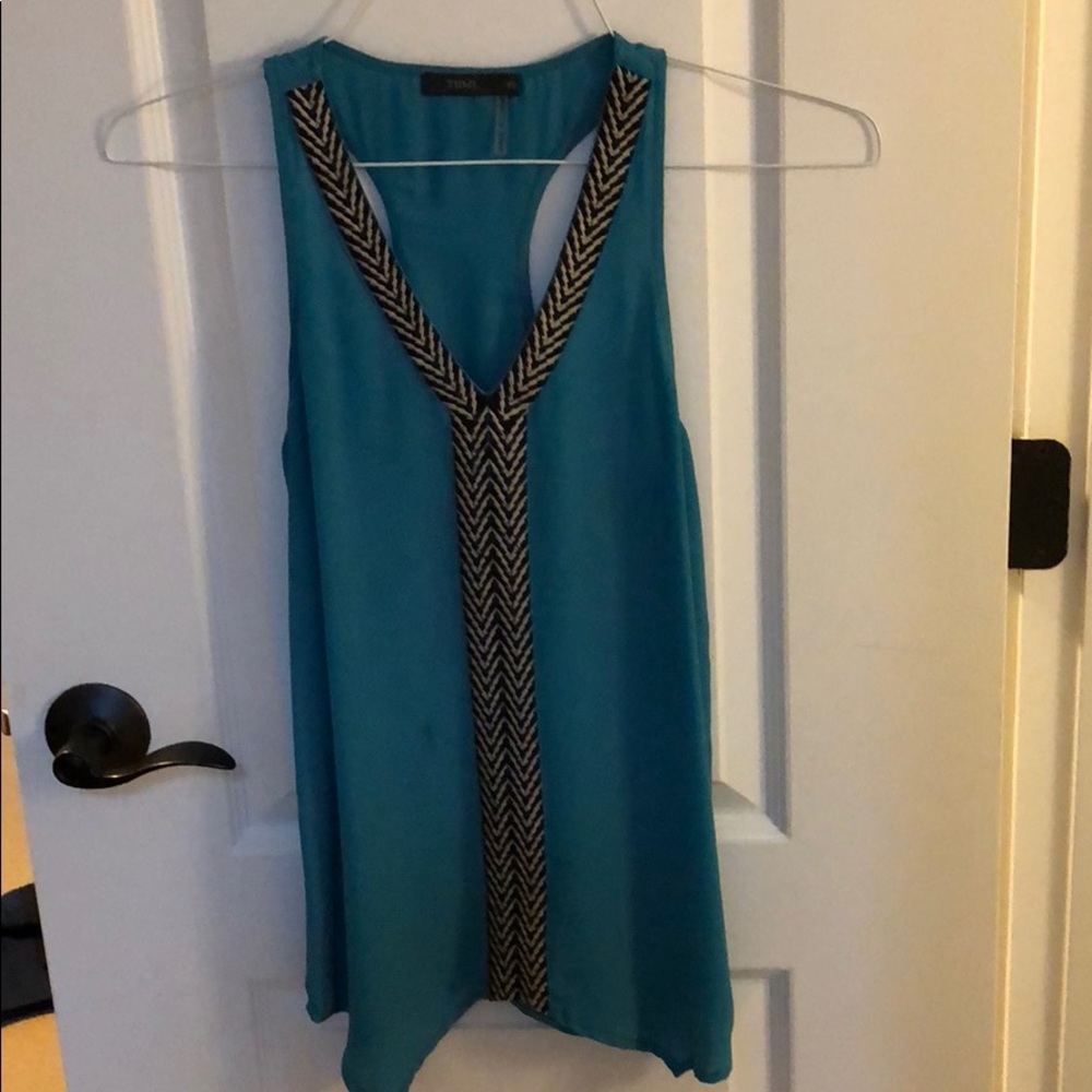 Blue tank top
